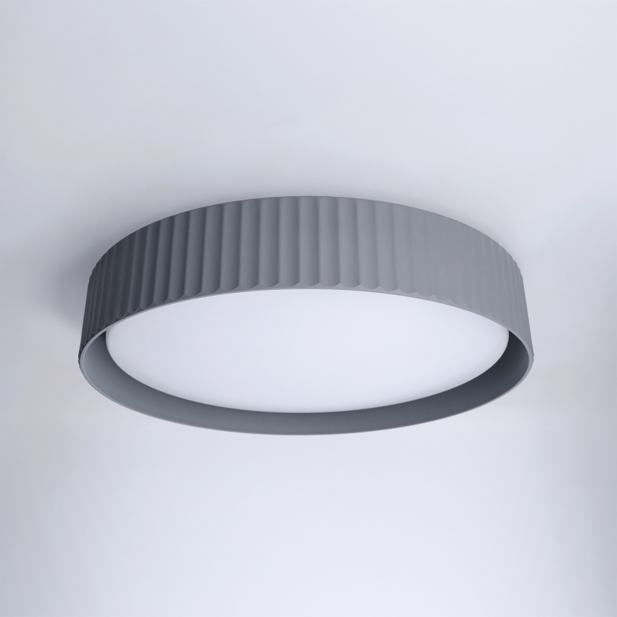 Brilagi - LUCIA Dimmable LED Ceiling Light LED/48W/230V 3000-6500K Ø 41 cm grey + remote control