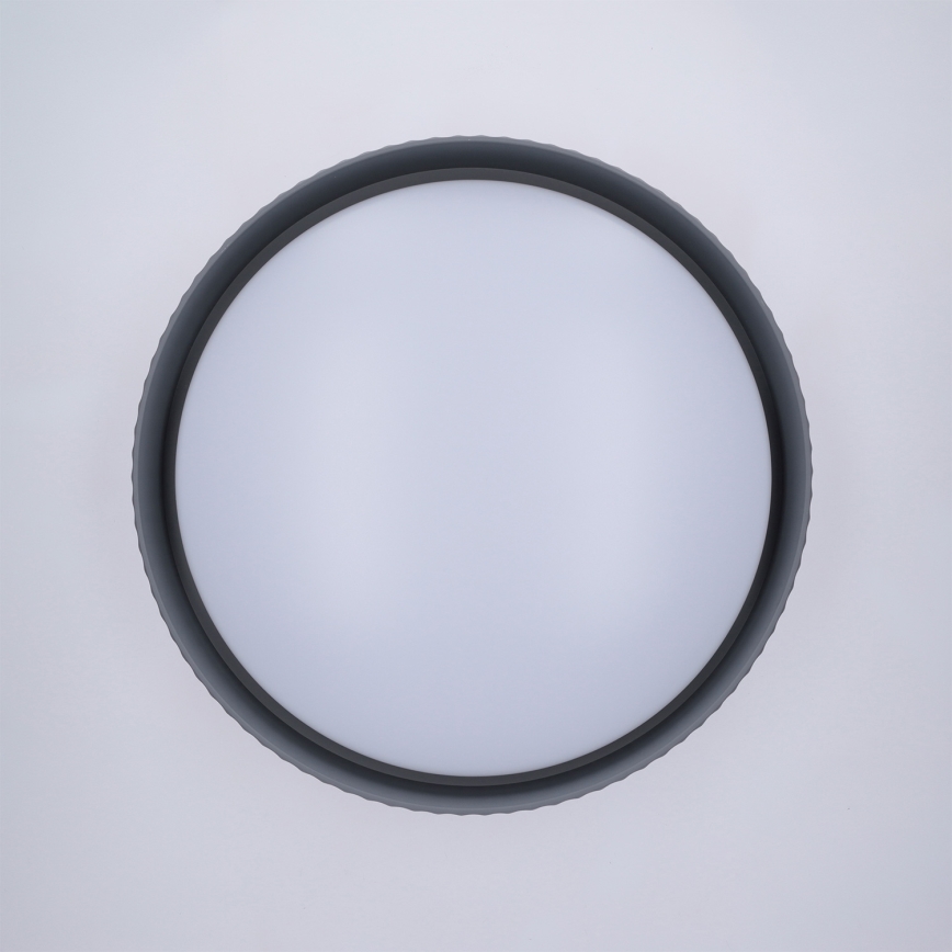 Brilagi - LUCIA Dimmable LED Ceiling Light LED/48W/230V 3000-6500K Ø 41 cm grey + remote control