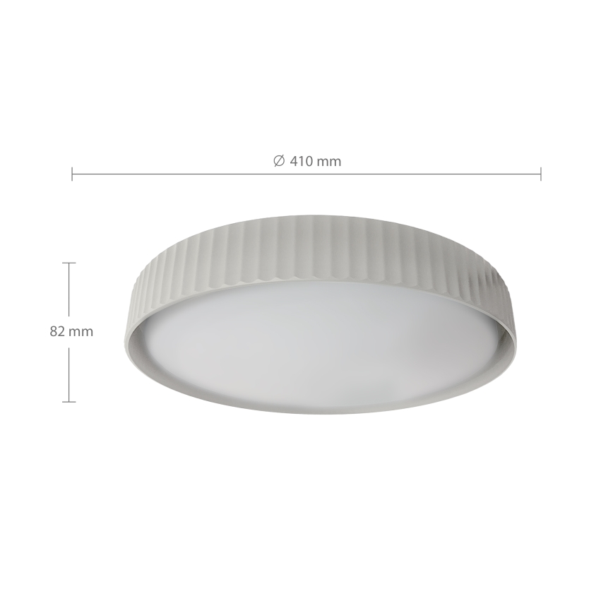 Brilagi - Dimmable LED Ceiling Light LUCIA LED/48W/230V 3000-6500K Ø 41 cm White + Remote Control
