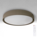 Brilagi - LUCIA Dimmable LED Ceiling Light LED/48W/230V 3000-6500K Ø 41 cm taupe + remote control