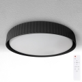Brilagi - LUCIA Dimmable LED Ceiling Light LED/48W/230V 3000-6500K Ø41 cm Black + Remote Control