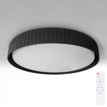 Brilagi - LUCIA Dimmable LED Ceiling Light LED/48W/230V 3000-6500K Ø41 cm Black + Remote Control