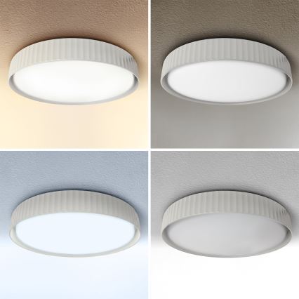 Brilagi - Dimmable LED ceiling light LUCIA LED/48W/230V 3000-6500K Ø 41 cm white + remote control