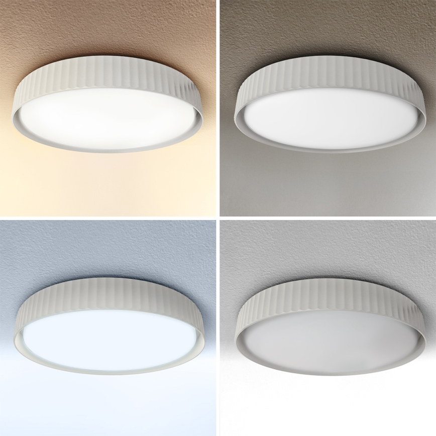 Brilagi - Dimmable LED ceiling light LUCIA LED/48W/230V 3000-6500K Ø 41 cm white + remote control