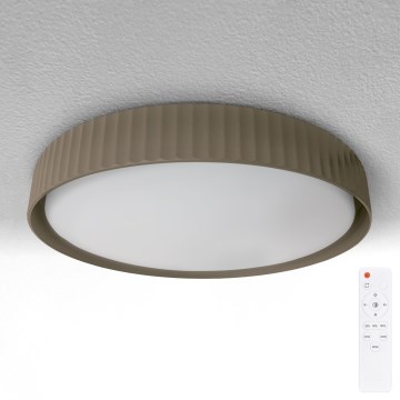 Brilagi - LUCIA dimmable LED ceiling light LED/60W/230V 3000–6500K Ø 59 cm taupe + remote control