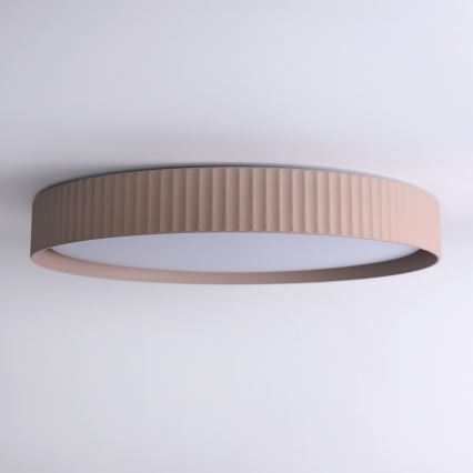 Brilagi - LUCIA LED dimmable ceiling light LED/60W/230V 3000-6500K diam. 59 cm taupe + remote control
