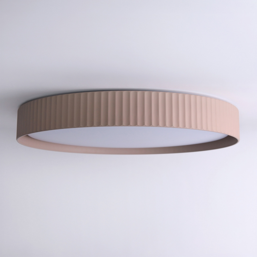 Brilagi - LUCIA LED dimmable ceiling light LED/60W/230V 3000-6500K diam. 59 cm taupe + remote control