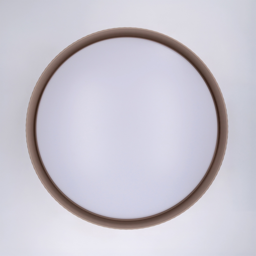 Brilagi - LUCIA LED dimmable ceiling light LED/60W/230V 3000-6500K diam. 59 cm taupe + remote control