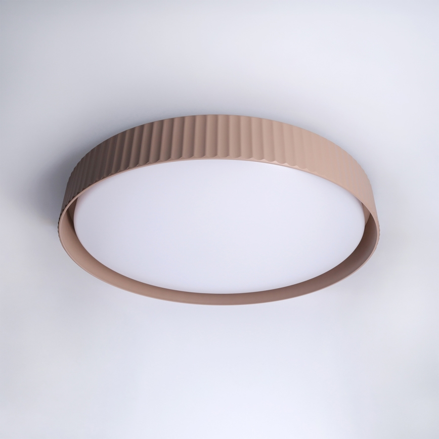 Brilagi - LED Dimmable Ceiling Light LUCIA LED/60W/230V 3000-6500K dia. 59 cm brown + remote control