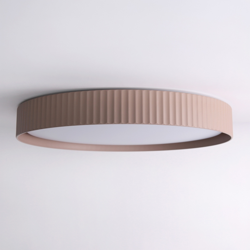 Brilagi - LED Dimmable Ceiling Light LUCIA LED/60W/230V 3000-6500K dia. 59 cm brown + remote control