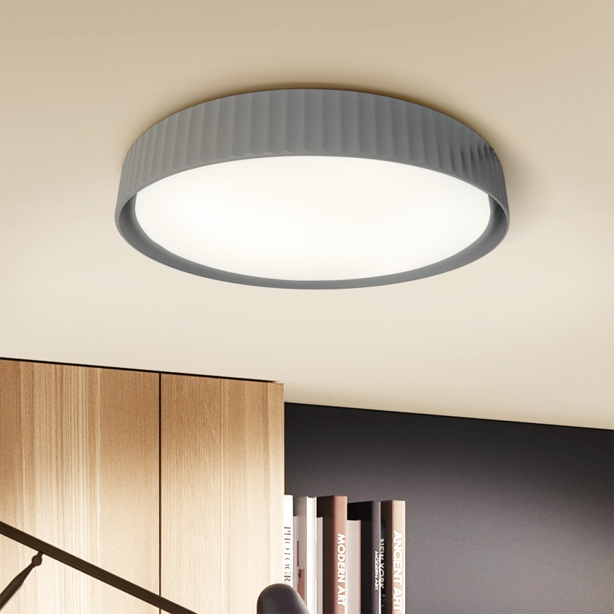 Brilagi - LUCIA LED Ceiling Light, 24W/230V, diameter 31 cm, grey