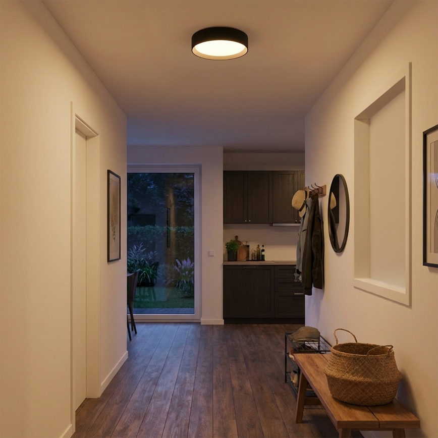 Brilagi - LUCIA LED Ceiling Light LED/24W/230V Ø 31 cm, Black