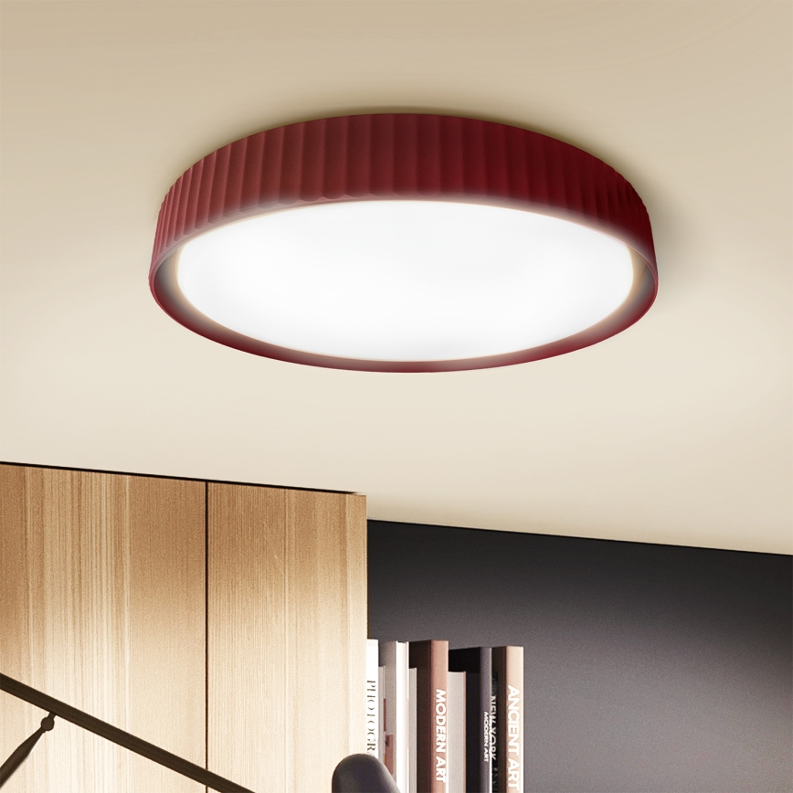 Brilagi - LUCIA LED ceiling light LED/24W/230V, Ø 31 cm, red