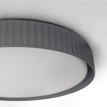 Brilagi - Dimmable LED Ceiling Light LUCIA LED/48W/230V 3000-6500K Ø 41 cm grey + remote control