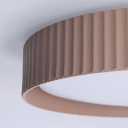 Brilagi - Dimmable LUCIA LED ceiling light LED/48W/230V 3000–6500K Ø 41 cm taupe + remote control