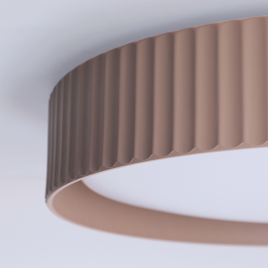 Brilagi - Dimmable LUCIA LED ceiling light LED/48W/230V 3000–6500K Ø 41 cm taupe + remote control