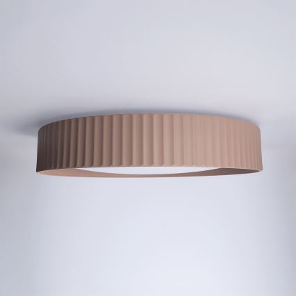 Brilagi - Dimmable LUCIA LED ceiling light LED/48W/230V 3000–6500K Ø 41 cm taupe + remote control