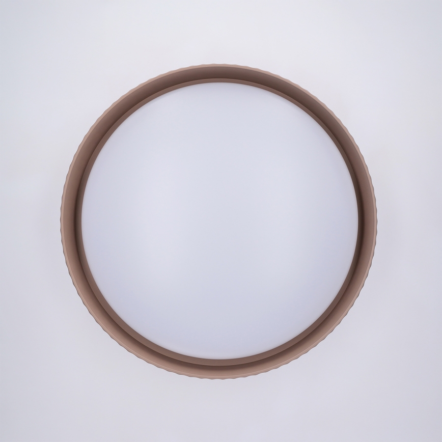 Brilagi - Dimmable LUCIA LED ceiling light LED/48W/230V 3000–6500K Ø 41 cm taupe + remote control