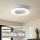 Brilagi - LUMIX Dimmable LED Ceiling Light LED/48W/230V 3000-6000K White, Ø 50 cm + Remote Control