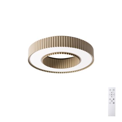Brilagi - LED Dimmable Ceiling Light LUMIX LED/48W/230V 3000-6000K beige dia. 50 cm + remote control