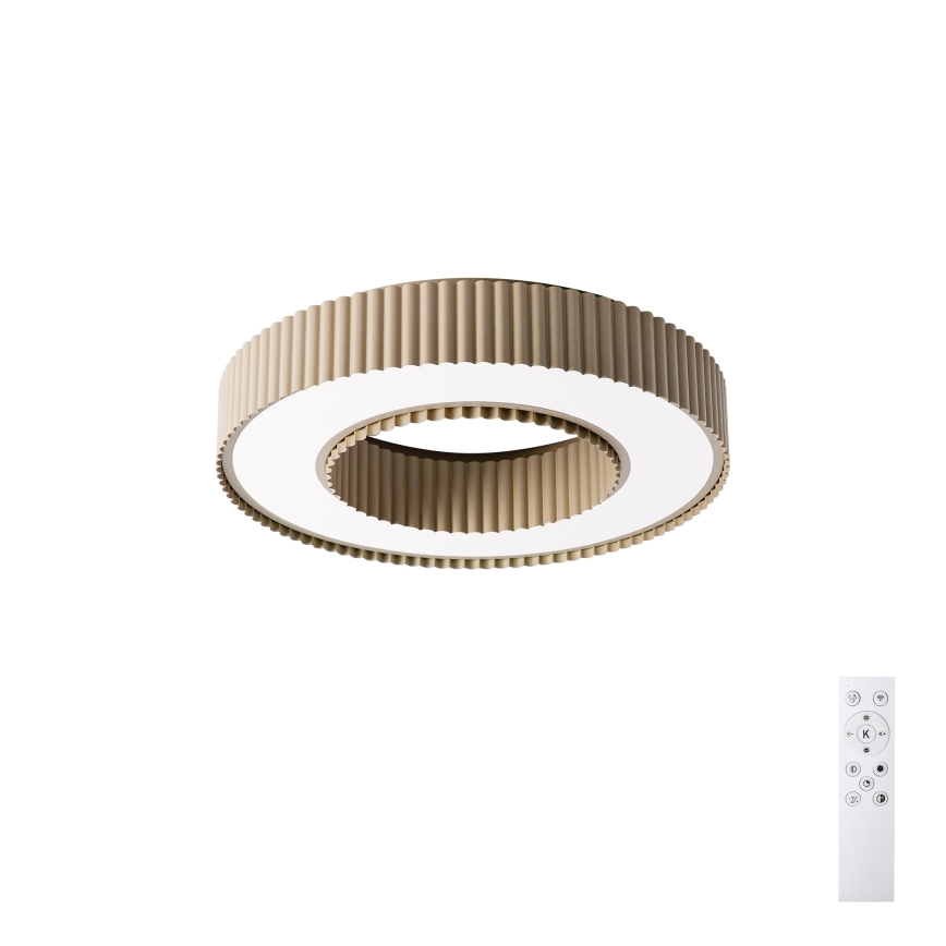 Brilagi - LED Dimmable Ceiling Light LUMIX LED/48W/230V 3000-6000K beige dia. 50 cm + remote control