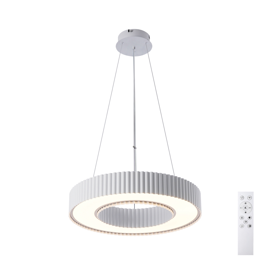 Brilagi - LUMIX Dimmable LED Pendant on Cable LED/48W/230V 3000–6000K White Ø 50 cm + Remote Control