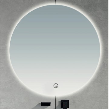 Brilagi - LUNA LED Bathroom Mirror LED/26W/230V dia. 80 cm IP44 CRI 90 dimmable + CCT