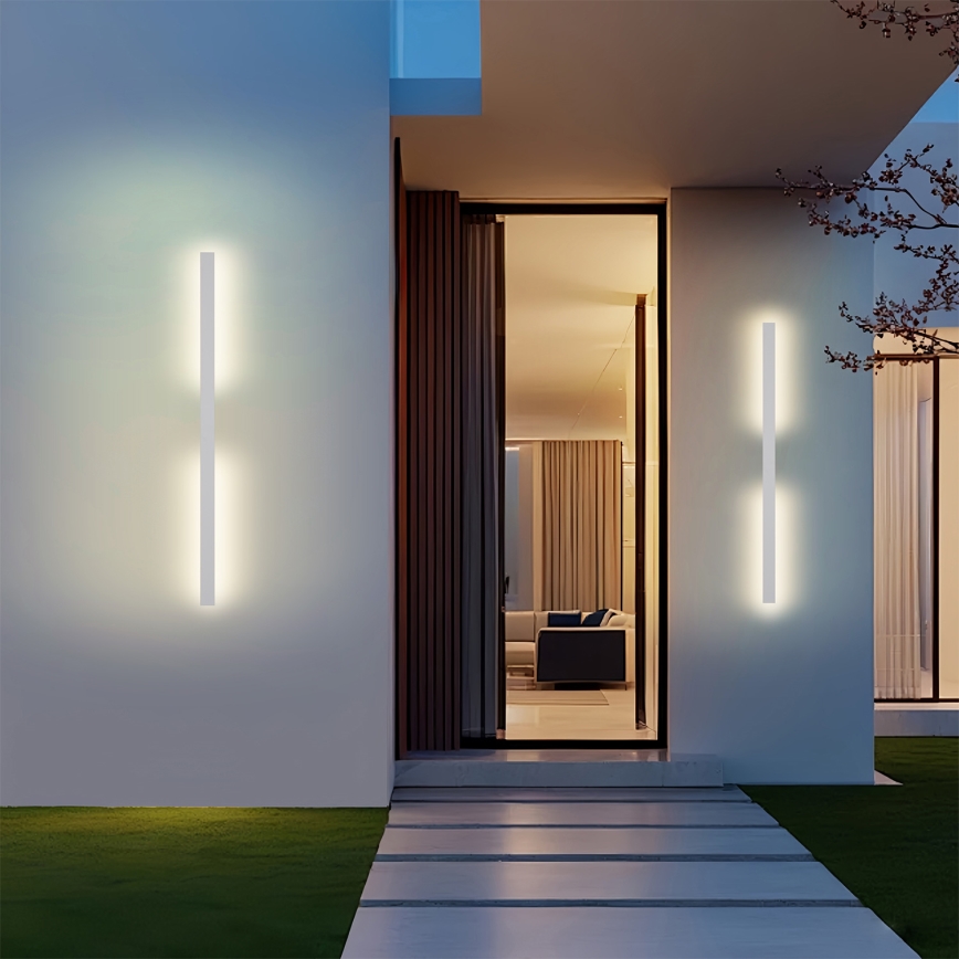 Brilagi - LUNA LED Outdoor Wall Light LED/24W/230V 3000K IP65 100 cm White CRI 90