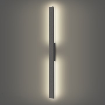 Brilagi - LUNA LED Outdoor Wall Light, 24W, 230V, 4000K, IP65, 100 cm, Anthracite, CRI 90