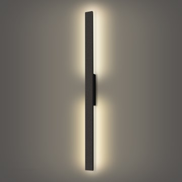Brilagi - LUNA LED Outdoor Wall Light, 24W, 230V, 4000K, IP65, 100 cm, Black, CRI 90