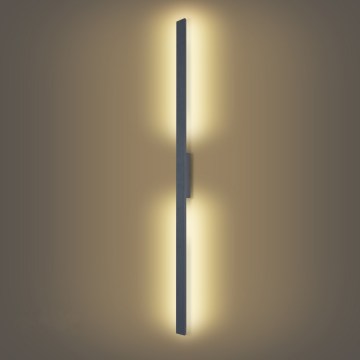 Brilagi - LUNA LED Outdoor Wall Light 30W/230V 3000K IP65 150 cm Anthracite CRI 90
