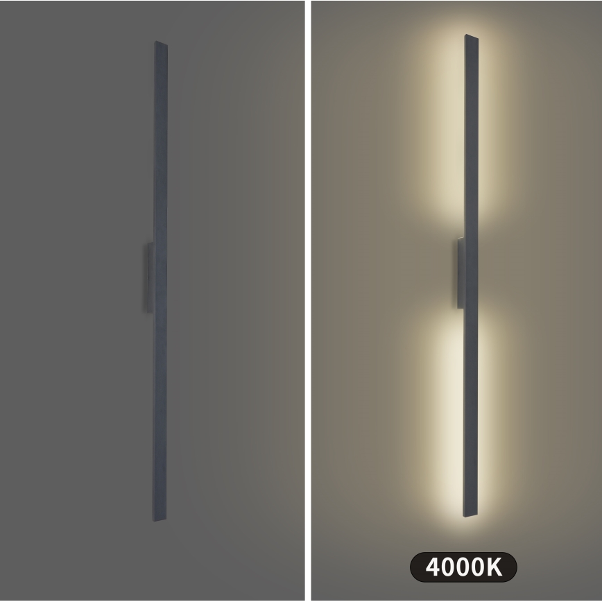 Brilagi - LUNA LED Outdoor Wall Light LED/30W/230V 4000K IP65 150 cm Anthracite CRI 90
