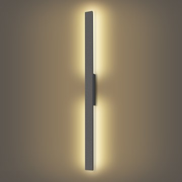 Brilagi - LUNA LED Outdoor Wall Light LED/24W/230V 3000K IP65 100 cm Anthracite CRI 90