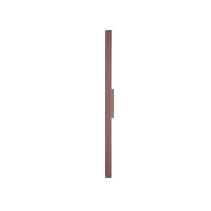 Brilagi - LUNA LED Outdoor Wall Light LED/24W/230V 3000K IP65 100 cm Brown CRI 90