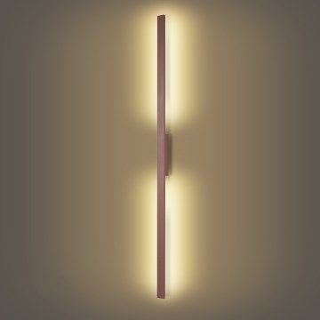 Brilagi - LUNA LED Outdoor Wall Light LED/30W/230V 3000K IP65 150 cm brown CRI 90