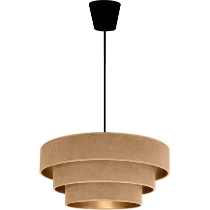 Brilagi - LUNETA cable pendant light 1x E27/60W/230V Ø 40 cm beige/gold
