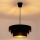 Brilagi - LUNETA cable-suspended pendant light 1xE27/60W/230V Ø 40 cm black/gold