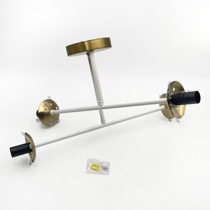 Brilagi - MALIVA Flush-mount ceiling light 4xE14/15W/230V gold/white