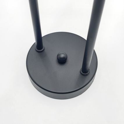 Brilagi - MALIVA Flush-Mount Chandelier 4xE14/15W/230V Black/Smoked