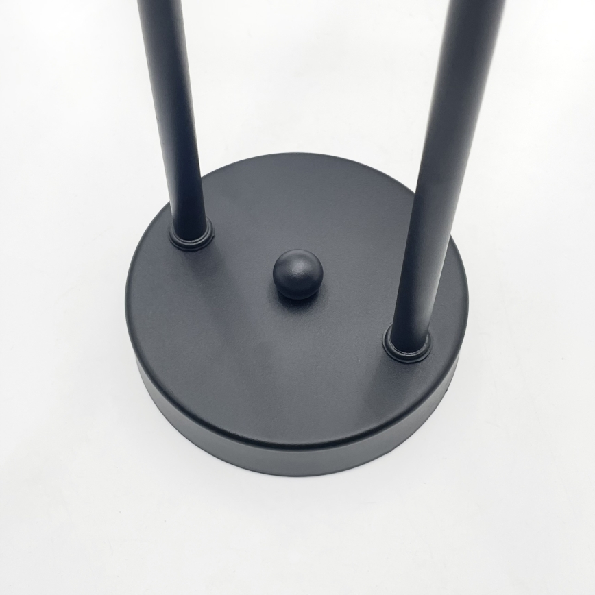 Brilagi - MALIVA Flush-Mount Chandelier 4xE14/15W/230V Black/Smoked