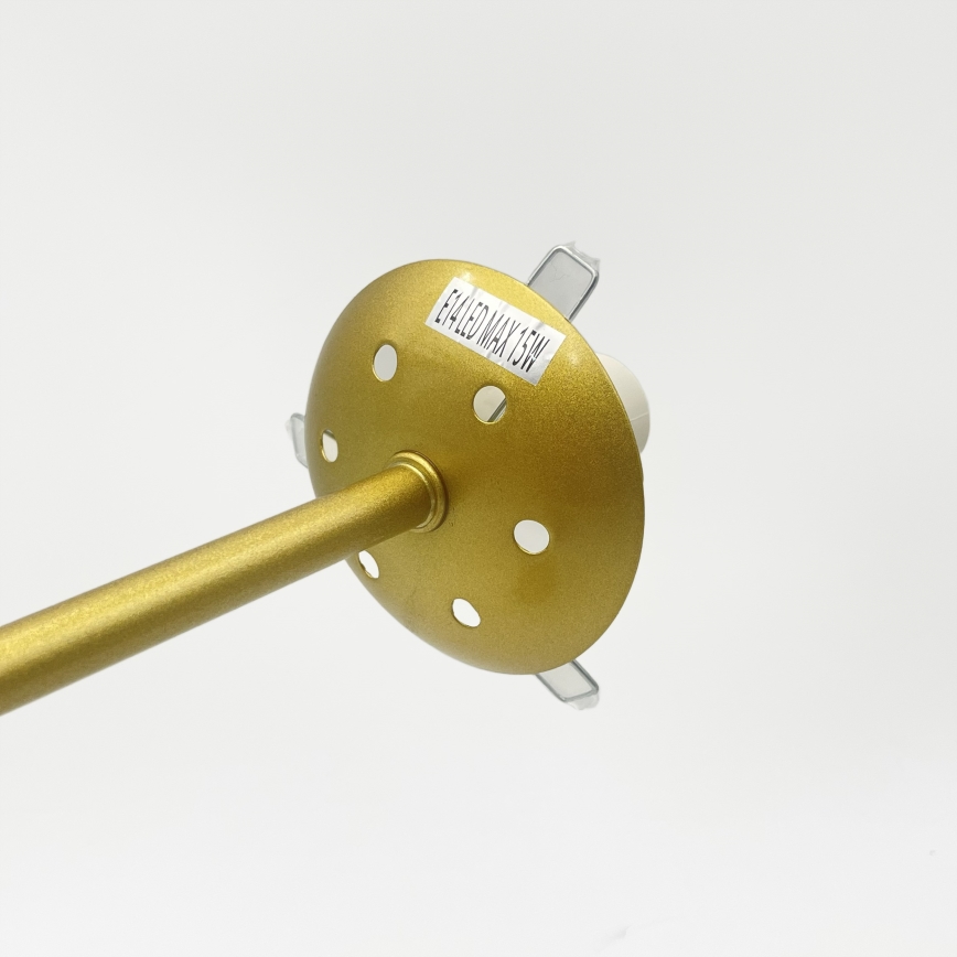 Brilagi - MALIVA Flush-Mount Chandelier 4xE14/15W/230V Gold/White