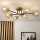 Brilagi - MALIVA Flush-Mount Chandelier 6xE14/15W/230V Gold