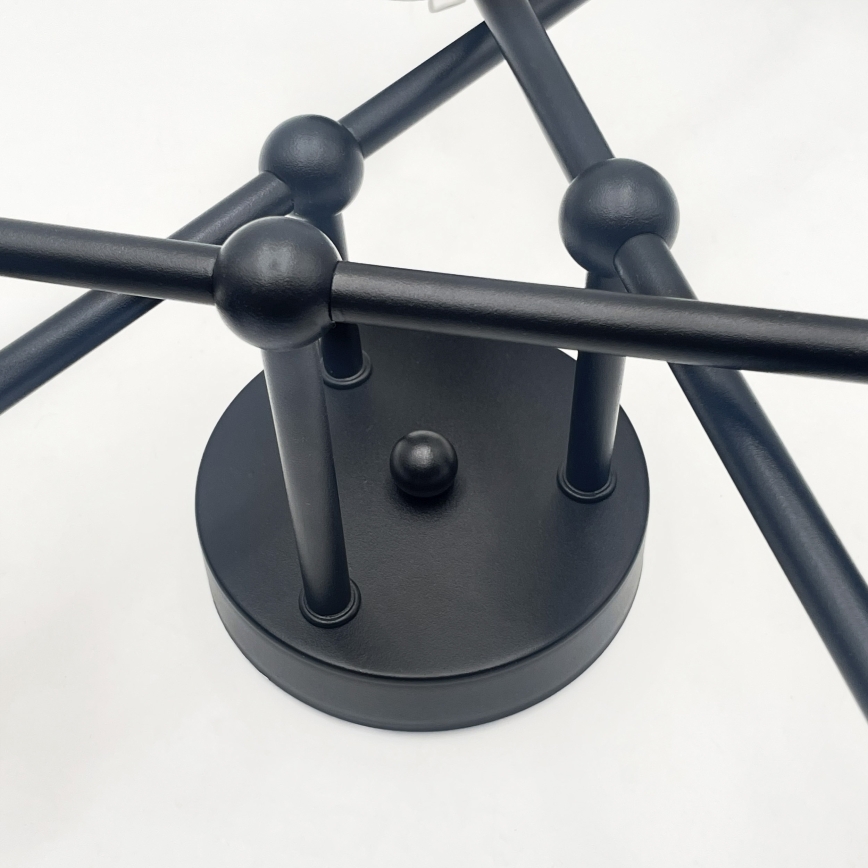 Brilagi - MALIVA Surface-mounted ceiling light 6xE14/15W/230V Black/White