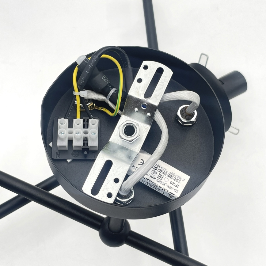 Brilagi - MALIVA Surface-mounted ceiling light 6xE14/15W/230V Black/White