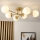 Brilagi - MALIVA surface-mounted chandelier 6xE14/15W/230V gold/white