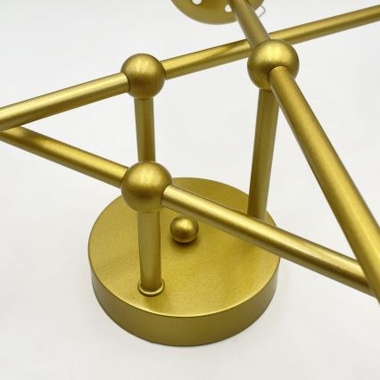 Brilagi - MALIVA surface-mounted chandelier 6xE14/15W/230V gold/white