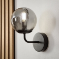 Brilagi - MALIVA wall lamp 1xE14/15W/230V black/smoked