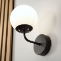 Brilagi - MALIVA Wall Lamp 1xE14/15W/230V Black/White