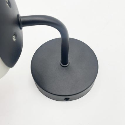 Brilagi - MALIVA Wall Lamp 1xE14/15W/230V Black/White