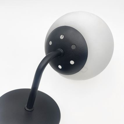 Brilagi - MALIVA Wall Lamp 1xE14/15W/230V Black/White